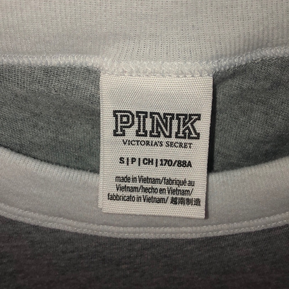 VS PINK Striped Logo Tee - Picture 5 of 5